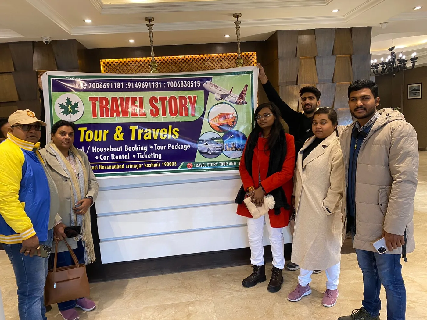 Travel Story guests at our Srinagar office